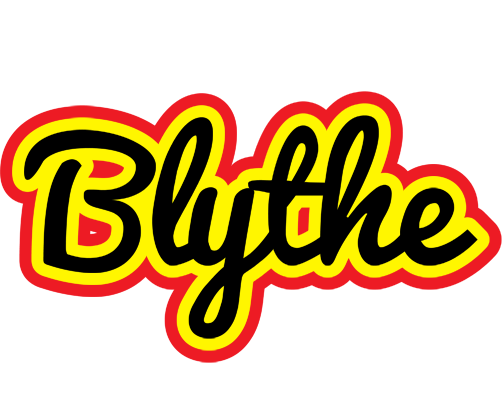 Blythe flaming logo