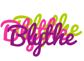 Blythe flowers logo