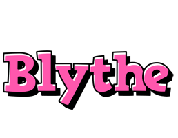 Blythe girlish logo