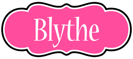 Blythe invitation logo