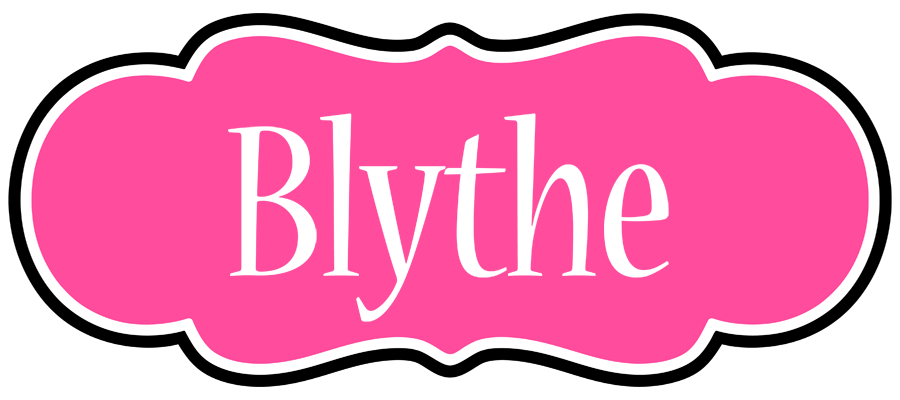 Blythe invitation logo