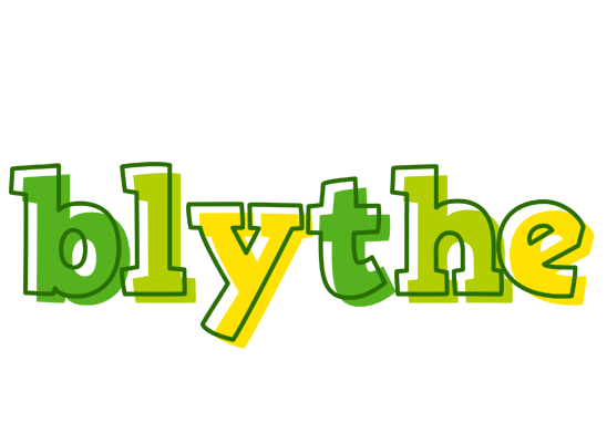 Blythe juice logo