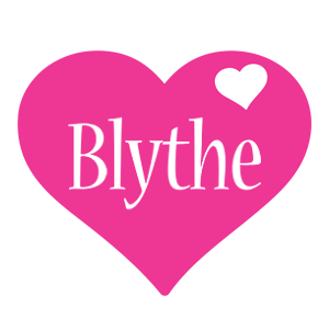 Blythe love-heart logo