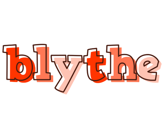 Blythe paint logo