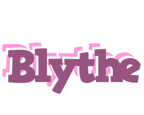 Blythe relaxing logo