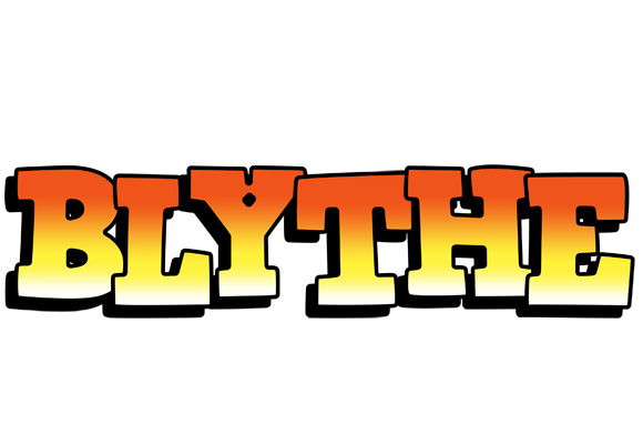 Blythe sunset logo
