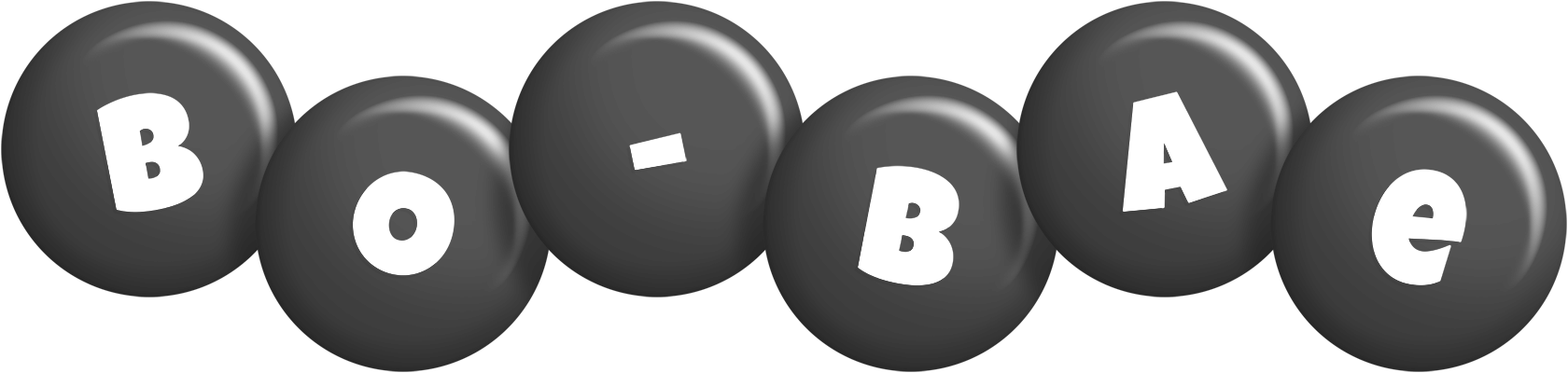 Bo-Bae candy-black logo