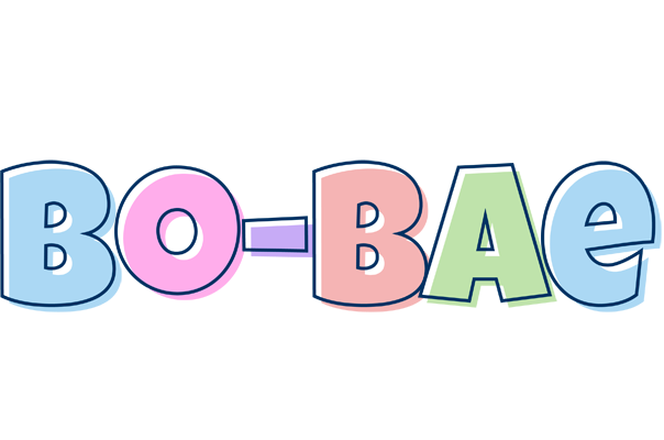 Bo-Bae pastel logo
