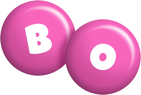 Bo candy-pink logo
