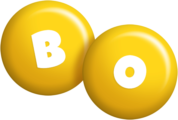 Bo candy-yellow logo