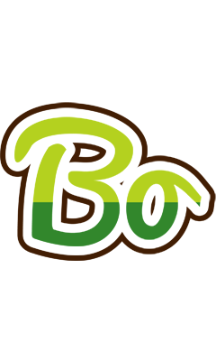 Bo golfing logo