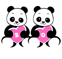 Bo love-panda logo