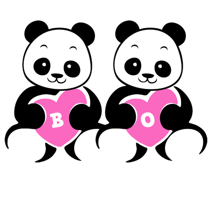 Bo love-panda logo