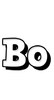 Bo snowing logo