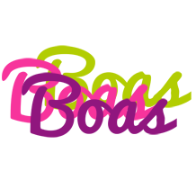 Boas flowers logo