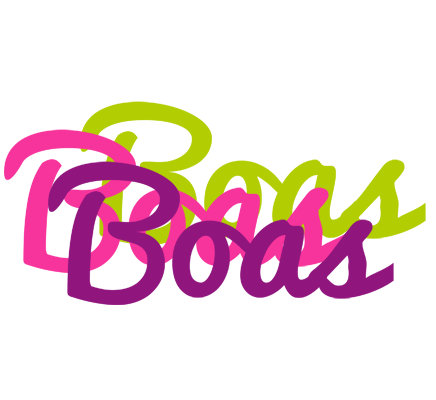 Boas flowers logo
