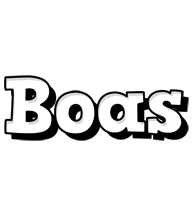 Boas snowing logo