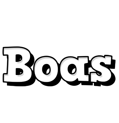Boas snowing logo
