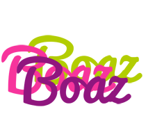 Boaz flowers logo