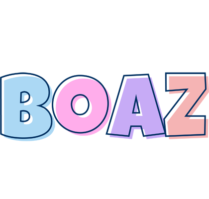 Boaz pastel logo