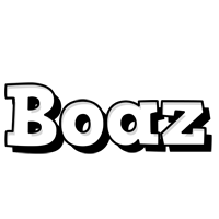 Boaz snowing logo