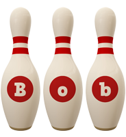 Bob bowling-pin logo