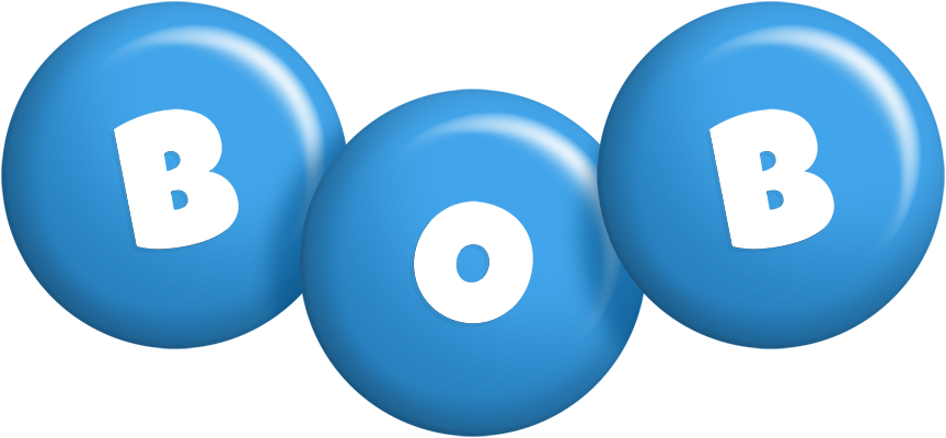 Bob candy-blue logo