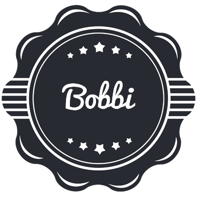 Bobbi badge logo