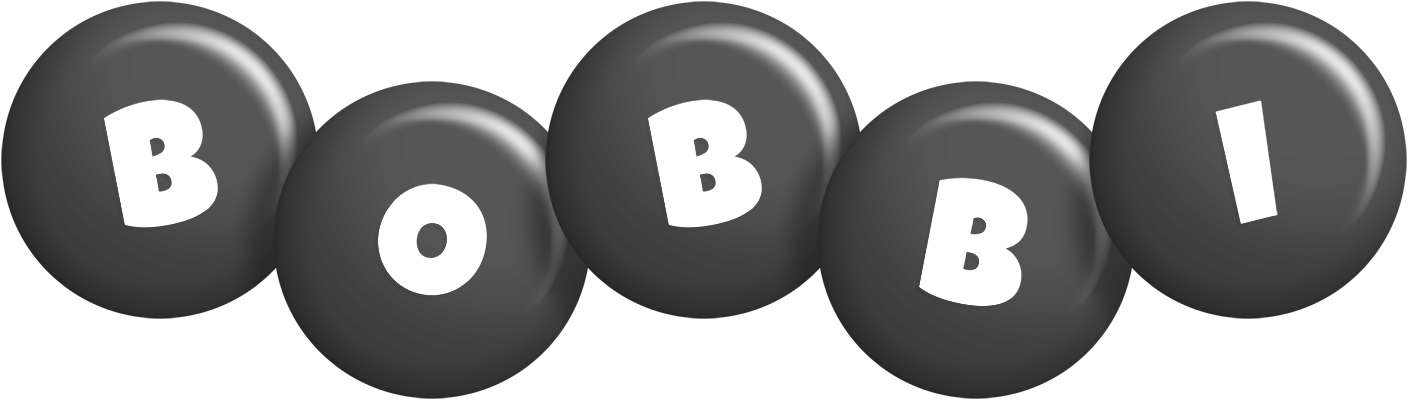 Bobbi candy-black logo