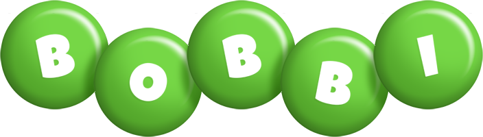 Bobbi candy-green logo