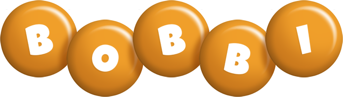 Bobbi candy-orange logo