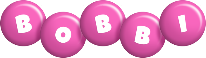 Bobbi candy-pink logo