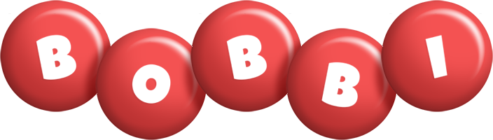 Bobbi candy-red logo