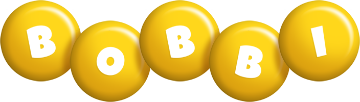 Bobbi candy-yellow logo