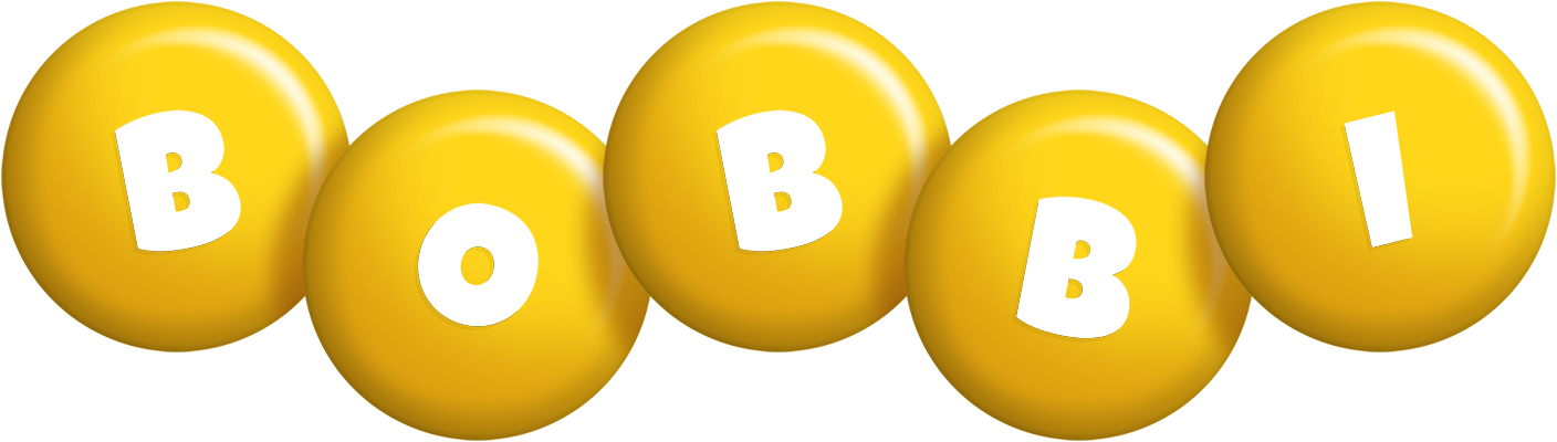 Bobbi candy-yellow logo