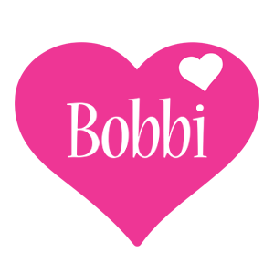 Bobbi love-heart logo