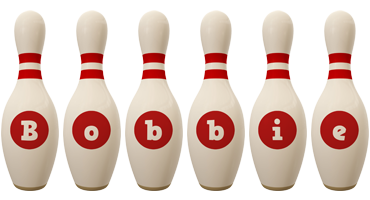 Bobbie bowling-pin logo