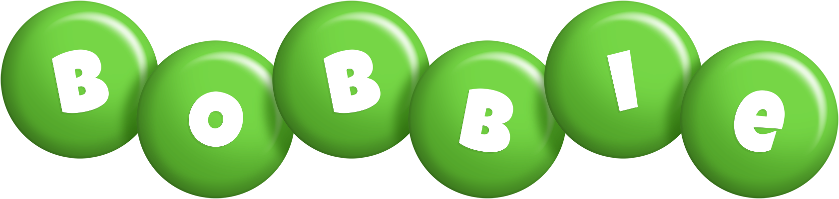 Bobbie candy-green logo