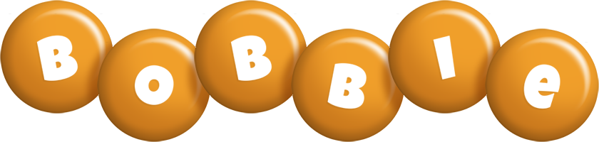 Bobbie candy-orange logo