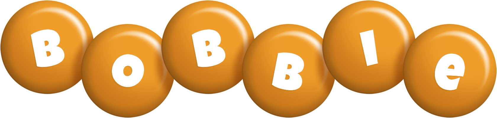 Bobbie candy-orange logo