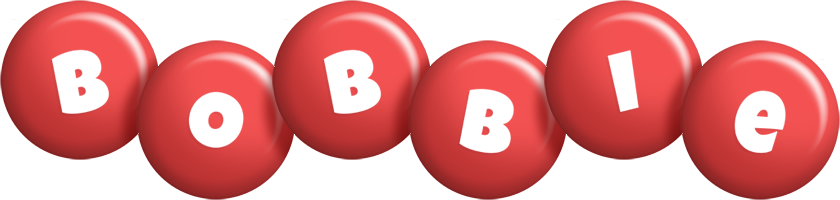 Bobbie candy-red logo