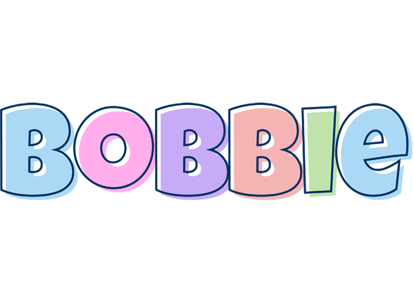 Bobbie pastel logo