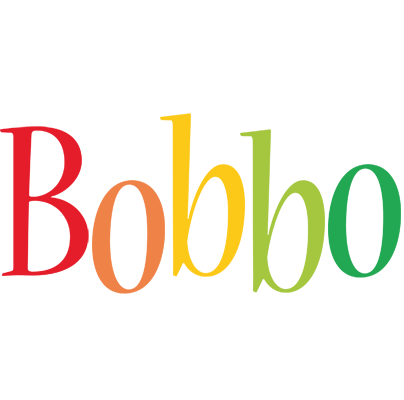 Bobbo birthday logo