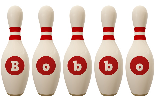 Bobbo bowling-pin logo