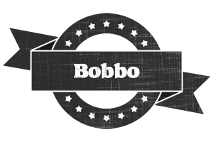 Bobbo grunge logo