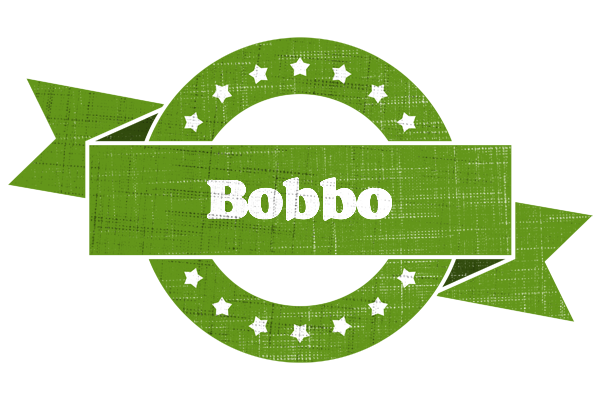 Bobbo natural logo