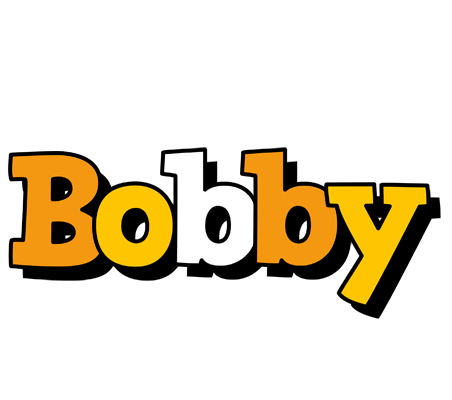 Bobby cartoon logo