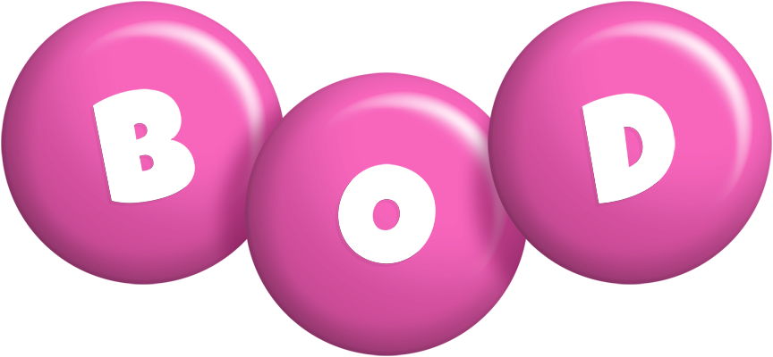 Bod candy-pink logo