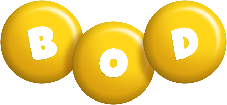 Bod candy-yellow logo