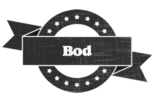 Bod grunge logo